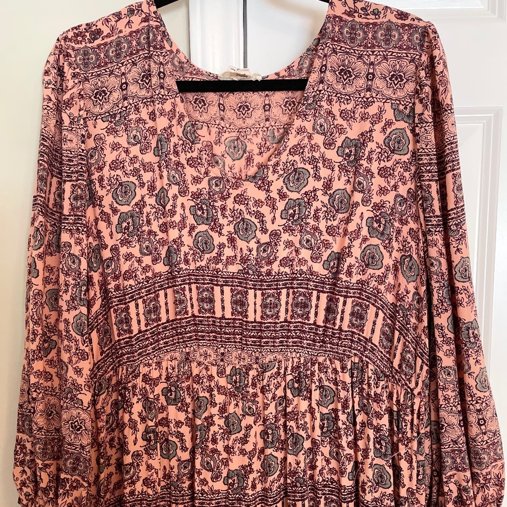 Romantic gypsy maxi dress size 2x boho India